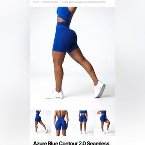 NVGTN Azure Blue Bike Shorts